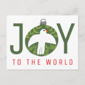 JOY チャーミングなダヴのクリスマスオーナメント クリスマス (正面)