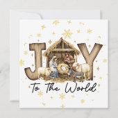 JOY ネイティビティ クリスマスカード (正面)