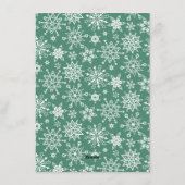 JOY ハリーベリーの枝のクリスマスグリーティング シーズンカード (裏面)