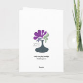 Joy -フローラグリーティングカード サンキューカード (裏面)