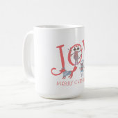 Joy メリークリスマス 冬の動物たち コーヒーマグカップ (正面左)
