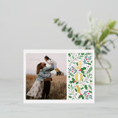 JOY モダン Holly Beres写真 箔シーズンポストカード (立ち正面)