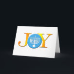 Joy(ユダヤ教)メノラー シーズンカード<br><div class="desc">今年祝の休暇は、このジョイ(ユダヤ教)メノラーホリデーカードを送信して休日。ユダヤ人とキリスト教徒の家庭に最適だ。他の言葉は表現Joyと(ユダヤ教)メノラーのような休日は、今年のこの時間のための完璧なシンボルである。</div>