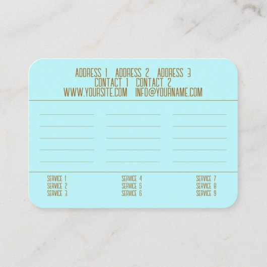 JOY – 名刺 コーリングカード (裏面)