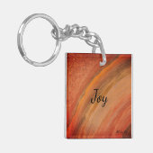 Joy "時大切間"キーチェーンby All Joy Art キーホルダー (正面左)