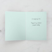 Joy 来 with the Morning Companies Card カード (内部)