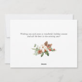 JOY 松ぼっくり 松の木のリース クリスマス (裏面)