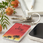 Joy - 「砂漠のお祝い」by All Joy Art キーホルダー (正面右)