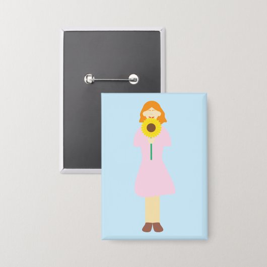 Joy 缶バッジ (正面/裏面)