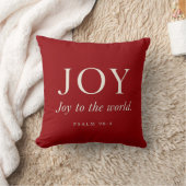 JOY | 詩篇 98:4 | クリスマスギフト クッション (ブランケット)