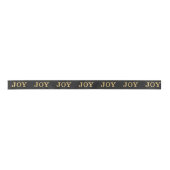 JOY (金ゴールドグリッター) サテンリボン (正面)