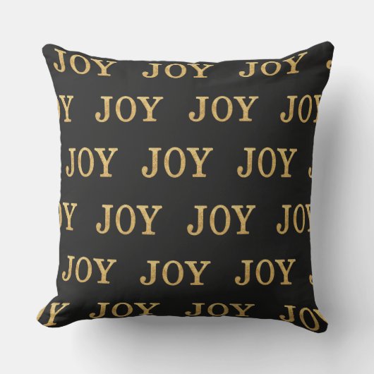JOY (金ゴールド) クッション (正面)