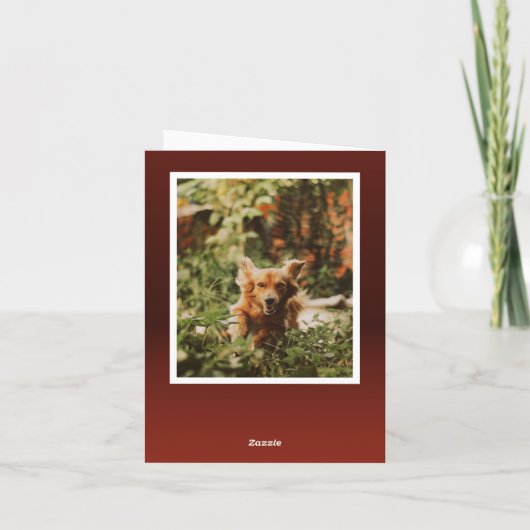 JOY 2フォトタイポグラフィクリスマス シーズンカード (裏面)