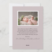 JOY 2写真モダンクリスマス シーズンカード (裏面)