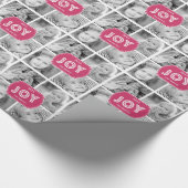 JOY 4フォトホリデーグリーティング | タウペ ラッピングペーパー (角)
