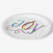 Joy 9インチ紙プレート ペーパープレート (アングル)