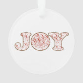 Joy Acrylic Ornament オーナメント (裏面)