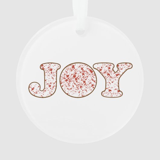 Joy Acrylic Ornament オーナメント (裏面)