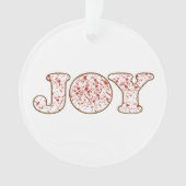 Joy Acrylic Ornament オーナメント (正面)