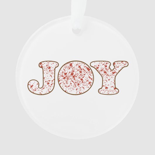 Joy Acrylic Ornament オーナメント (正面)