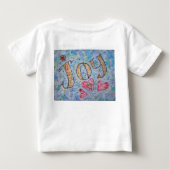 Joy Art Tシャツ（イメージ両面） ベビーTシャツ (裏面)