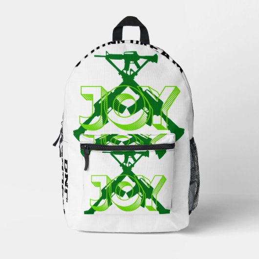 Joy BAG プリントバックパック (正面)