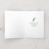 Joy Berry Wreath Vibrant Folded Foil Holiday Card 箔シーズンカード (内側レイダウン)