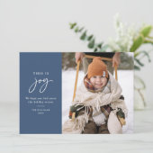 Joy Blueミニマル写真 シーズンカード (スタンド正面)