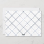 Joy Blueミニマル数々のリスト シーズンカード (裏面)