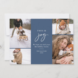 Joy Blueミニマル数々のリスト シーズンカード