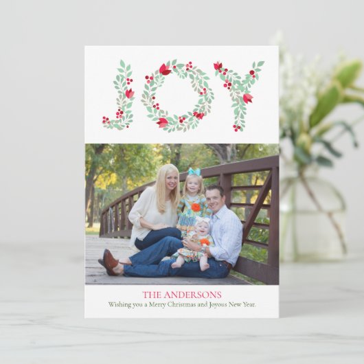 JOY Botanical Photo 招待状 (スタンド正面)