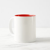 Joy Brewed Daily – Cozy Holiday Coffee Mug ツートーンマグカップ (正面左)