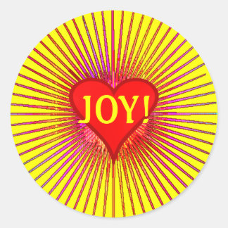 JOY BURSTスタンプ ラウンドシール