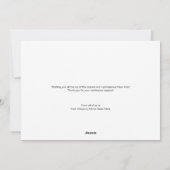 Joy BusinessロゴHappy Holidays No photo Holiday シーズンカード (裏面)