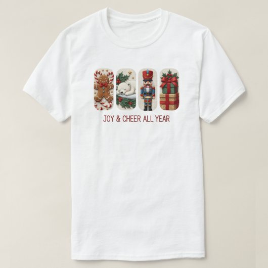 Joy & Cheer All Year Tシャツ (デザイン正面)