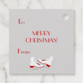 Joy Christmas Ice Skatesパッケージギフトプレゼントラベル フェイバータグ (裏面)