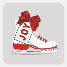 Joy Christmas Ice Skatesパッケージギフトプレゼント スクエアシール