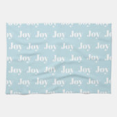 Joy Christmas Kitchen Towels Blue キッチンタオル (横)