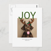 Joy Christmas Photo （ポストカードを戻す） ポストカード (正面/裏面)