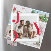 JOY Christmas Photo | Personalized Holiday  マグネット