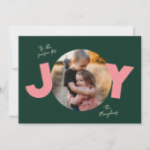 Joy Circleフォトホリデーカードのシーズン シーズンカード (正面)