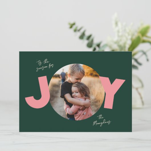 Joy Circleフォトホリデーカードのシーズン シーズンカード (スタンド正面)