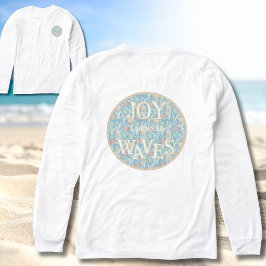 Joy Comes in Waves – ボヘミアン ビーチ トライブレンドTシャツ