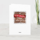 Joy countryクリスマスカードと自分の写真 シーズンカード (裏面)