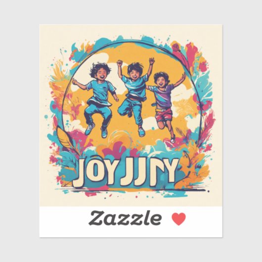 Joy Custom-Cut Vinyl Sticker シール (シート)