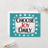 Joy Daily Greeting Cardの選択 カード (正面/裏面インサイチュ)