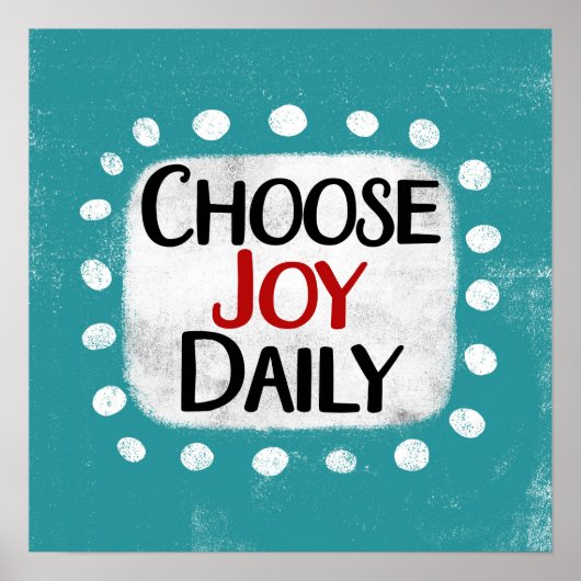 Joy Daily Poster Wall Artを選択 ポスター (正面)