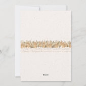 JOY Evergreen Gold Accents Classy Christmas Photo シーズンカード (裏面)