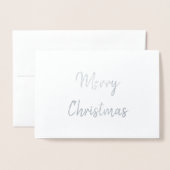 Joy Fills Our Home新生児フォトフォイル 箔カード (封筒付き正面)