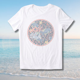 Joy Finds Me By The Sea – Boho Beach トライブレンドTシャツ